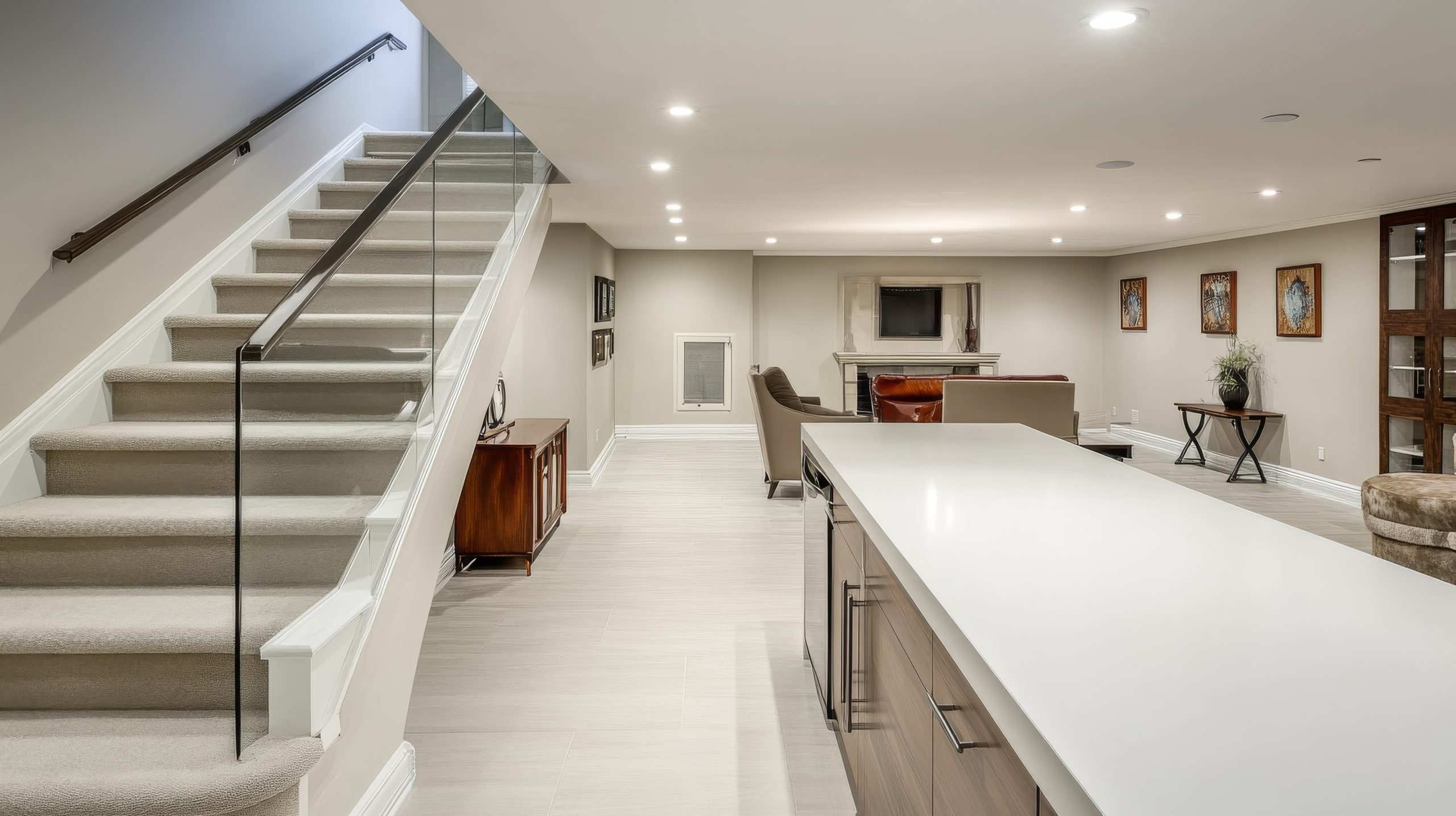 basement remodeling ideas for low ceilings